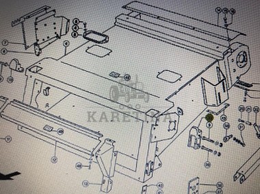 Wkład wychwytujący prawy/lewy do Claas Mega 370-360 Nr kat. 10 000 650 718 1-1