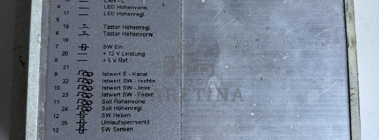 Claas Lexion 410-480 - moduł sterownik Contour Autocontour 00137670 00137671 0000137671-1