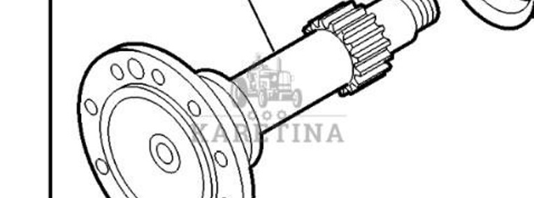 John Deere 9780CTS 9780i CTS 2005rok Piasta Wrzeciono CZĘŚCI H201791-1