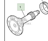 John Deere 9780CTS 9780i CTS 2005rok Piasta Wrzeciono CZĘŚCI H201791