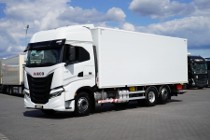 Iveco STRALIS S-WAY / 420 / E 6 / KONTENER + WINDA / 20 PALET / RETARDER OŚ SKRĘT