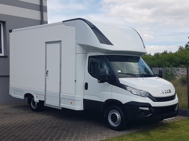 KONTENER NISKOPODŁOGOWY 4,31x2,24x2,43 SKLEP BAR FOODTRUCK KLIMA-1