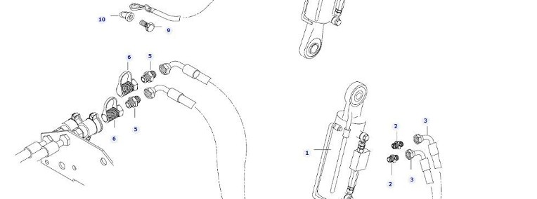 Valtra N141 - zaczep ramię hitch V36313600 V36313700-1