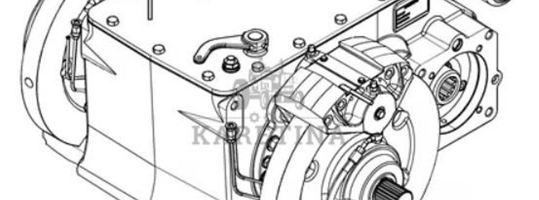 New Holland CR9080 Skrzynia Biegów Kompletna Cała CZĘŚCI 87532283 87572632 87532307 87572639-1