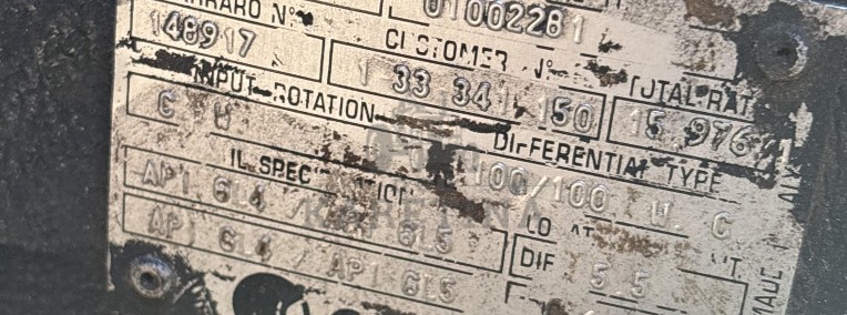 Most przedni Carraro 20.29SI 148917 - obudowa pochwa zwrotnica zwolnica CZĘŚCI-1