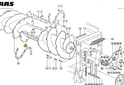 Claas RU600 - ślimak podajnika 0009905352
