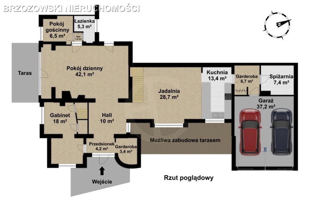 Wawer, dom 230 m2, działka 1198 m2