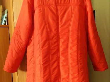 Płaszcz ocieplany–czerwony (rozmiar : 44)–prawie nieużywany, sprzedam za 50 zł-2