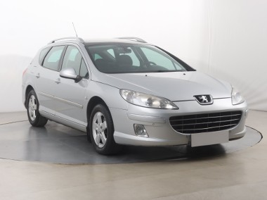 Peugeot 407 , Salon Polska, Klimatronic, Parktronic, Dach panoramiczny,-1