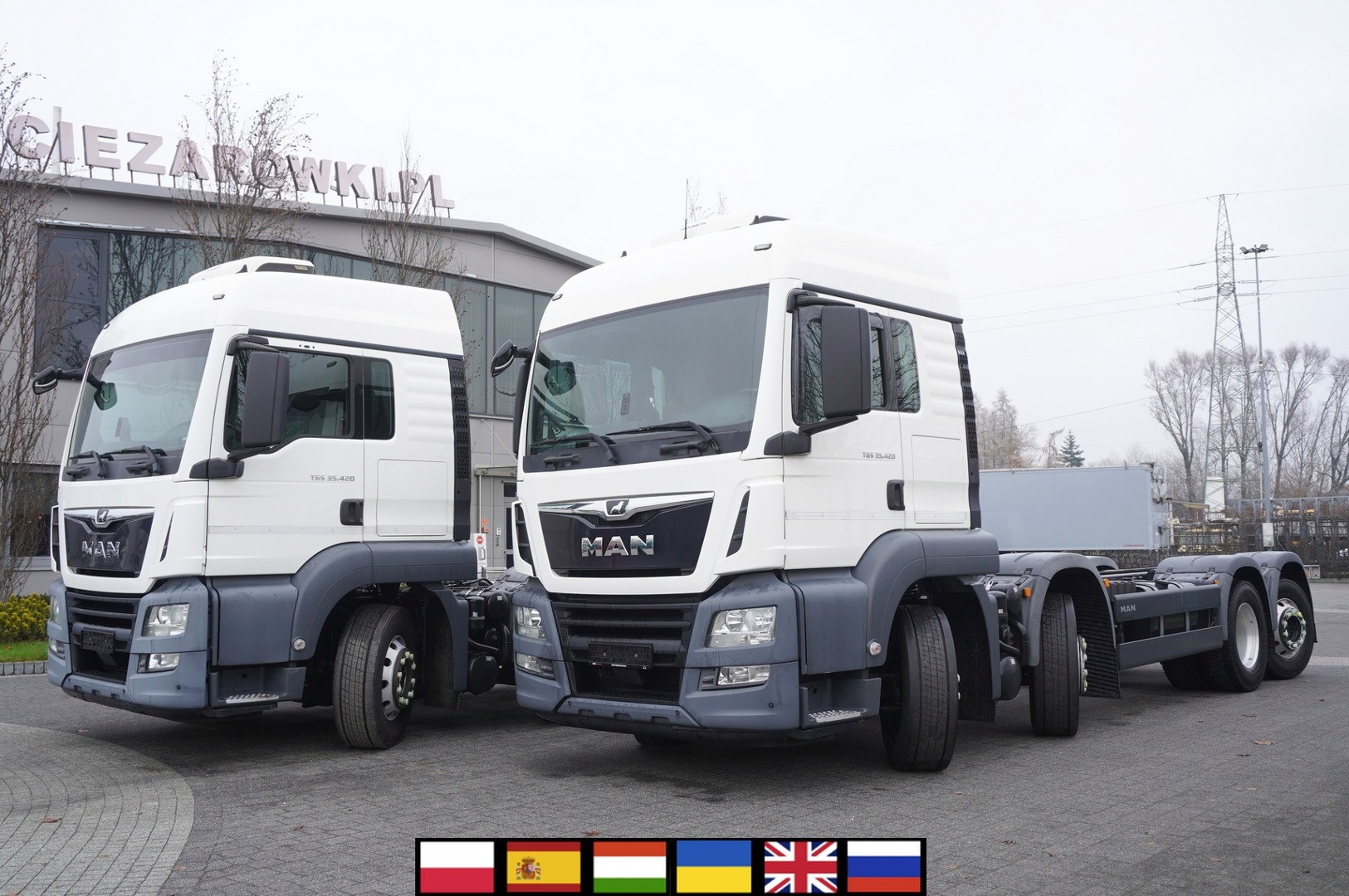 MAN TGX TGS 35.420 8×2   Rama 6,4 m   3 osie skrętne   2 sztuki_243137