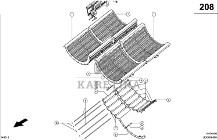 Claas Lexion 600 KOSZ ODDZIELANIA 0007920421 (Pokrywa kosza)