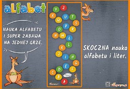 gra ALFABET DO SKAKANIA - podłogowa gra słowna dla DZIECI