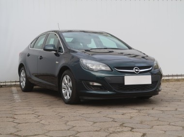 Opel Astra J , Salon Polska, GAZ, Skóra, Klimatronic, Tempomat, Parktronic-1