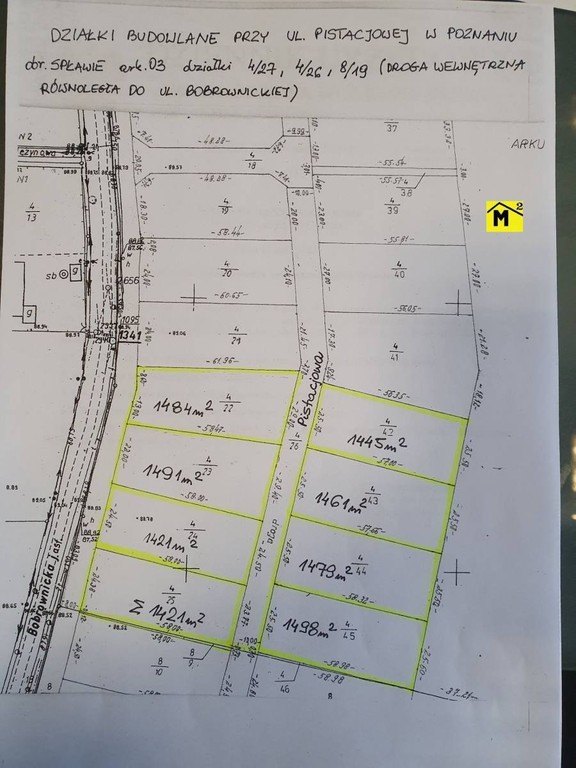 Działk budowlan z Mpzp, P-ń Bobrownicka Pistacjowa - Widok 2