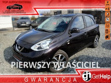 Nissan Micra IV Tekna 1.2 Benzyna 98 KM Klimatronic Navi Alu Bluetooth Panorama Kred-1