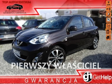 Nissan Micra IV Tekna 1.2 Benzyna 98 KM Klimatronic Navi Alu Bluetooth Panorama Kred-1
