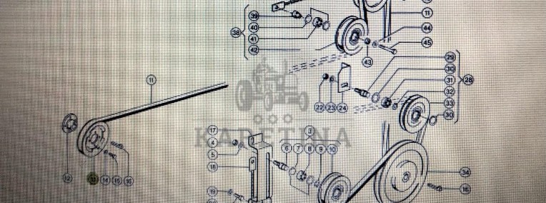 John Deere RE26586/R124414/R86488/zwrotnica/John Deere 4555/4755/4955-1