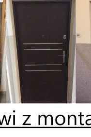 Akustyczne drzwi wejściowe z montażem zewnętrzne na klatkę, do mieszkania, domu-2