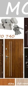 Akustyczne drzwi wejściowe z montażem zewnętrzne na klatkę, do mieszkania, domu-4