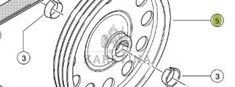 Claas Lexion 570 Koło Pasowe Napędu Oddzielania 0006674130 00 0667 413 0-1