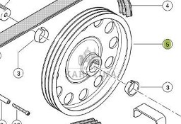 Claas Lexion 570 Koło Pasowe Napędu Oddzielania 0006674130 00 0667 413 0