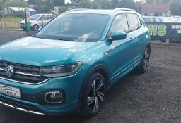 Volkswagen T-Cross RLINE,TURKUS,70tys,TABLET,Klimatr,Wielof,Temp,,Alu,Parktr,WZÓR