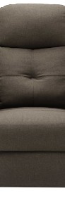 vidaXL Rozkładany fotel masujący, kolor taupe, tapicerowany tkaniną289834-4