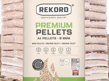 Pellet sosna drzewny niemiecki A1 6mm REKORD PREMIUM+wysyłka Kurier cała PL-1