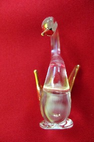 Ptak - Łabędź złocony - figurka ze szkła w stylu Murano - 4,5 x 3,5 x 2 cm-2