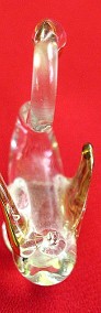 Ptak - Łabędź złocony - figurka ze szkła w stylu Murano - 4,5 x 3,5 x 2 cm-4