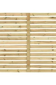 vidaXL Panel ogrodzeniowy, impregnowane drewno sosnowe, 180x180 cm-2