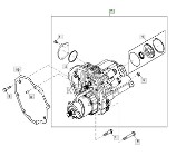 John Deere 3120 3320 3520 3720 - hydrostat silnik hydrostatyczny LVA15190