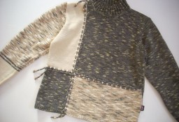 Sweter półgolf Melanż vintage 36 38