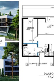 Apartament - 2 pokoje - 47,25 m2 - Miła Resort-2