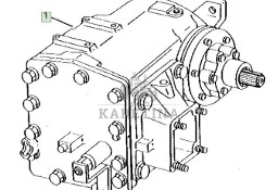 John Deere 9780CTS 9780i CTS 2005rok Skrzynia biegów Przekładnia AH203879