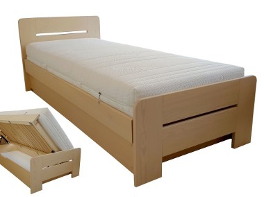 Łóżko na wymiar drewniane-1