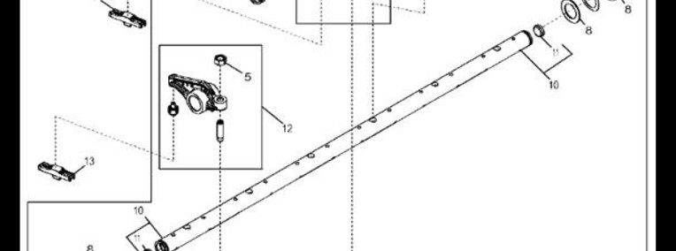 RE552368 John Deere 8345R - Ramię wahacza-1