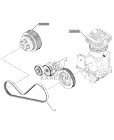New Holland T6090 T6070 Napinacz pasa 87300104