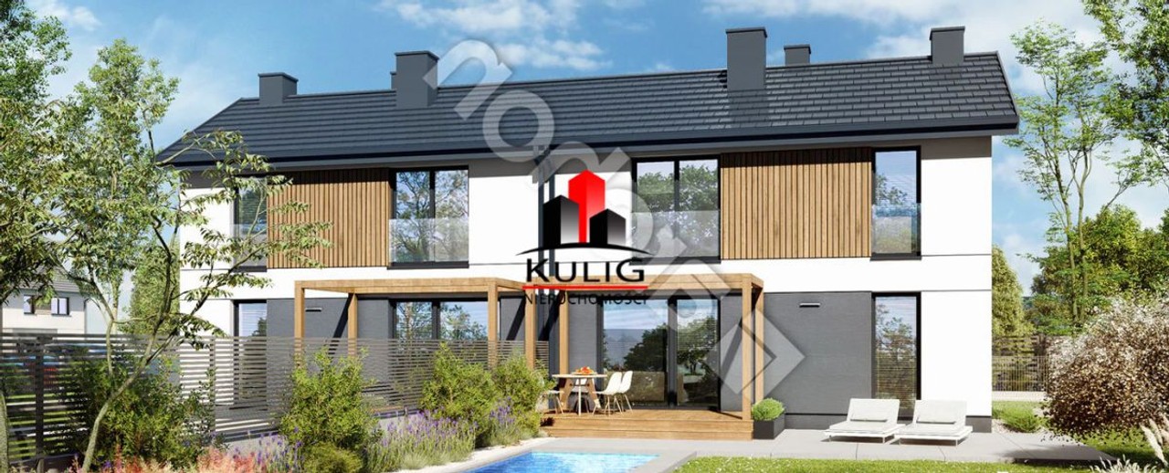 Wieliczka, Mietniów, Dom z kominkiem widok na góry