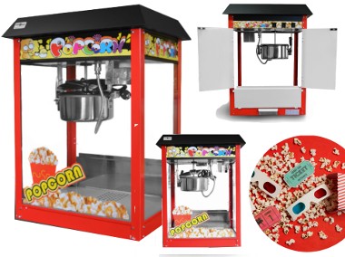 Maszyna do Popcornu Duża przemysłwa komercyjna kinowa witryna -1