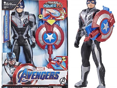 Figurka Interaktywna Kapitan Ameryka FX Power 2 AVENGERS ENDGAME Captain America-1