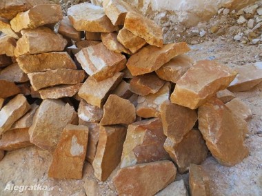 Kamień ogrodowy piaskowiec naturalny łupek płaski cegła na mur skalniaki -1