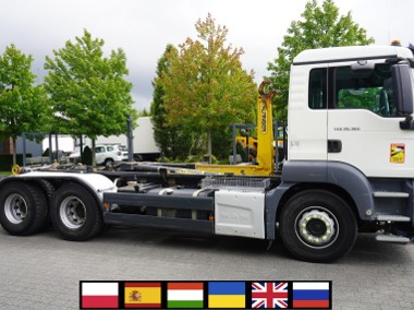 TGS 26.360 6x4 BB / 160 tys. km / hakowiec Palfinger 258385-1