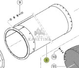 Claas Lexion 8600 8700 8800 Rura Rozładowcza CZĘŚCI 0018199483 00 1819 948 3