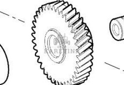 Claas Axion 870 Koło Zębate Przekładni Tryb 0011657720 00 1165 772 0