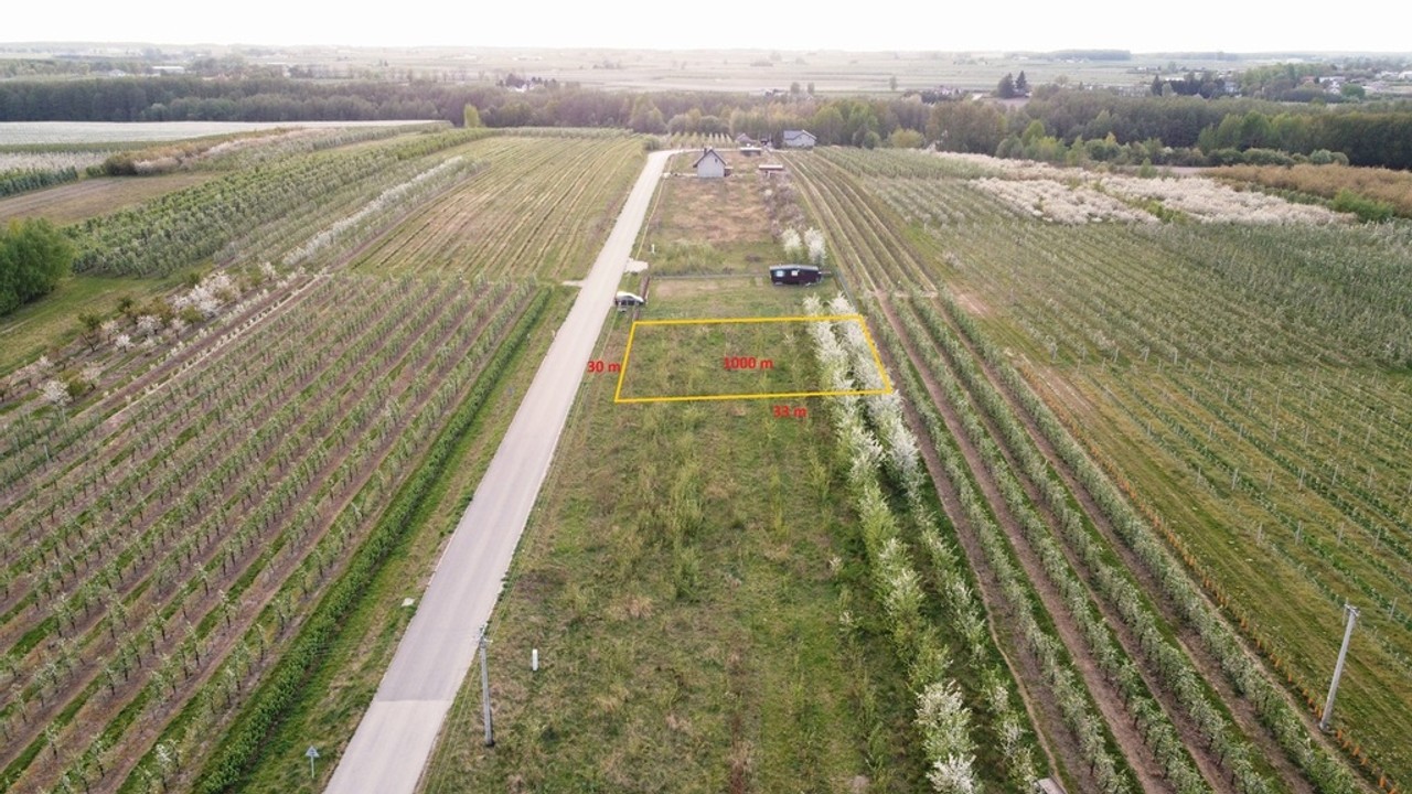 Cisza, natura, sady | działka gm. Biała Rawska – pohled 4