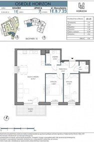 Mieszkanie 3-pokojowe 68.5m2 - Gdańsk Letnica-2