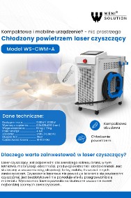 Laser czyszczący WS-CLM-A chłodzony powietrzem 1500W-3