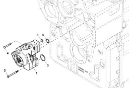 John Deere 9470RX - Pompa YZ502886 (Przekładnia Power Shift)