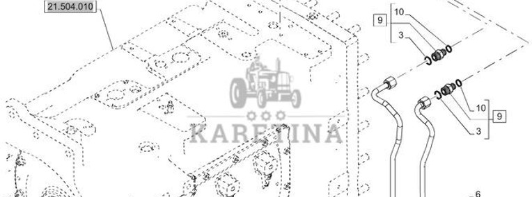 New Holland T6070 Zawór hydrauliczny 47979581-1